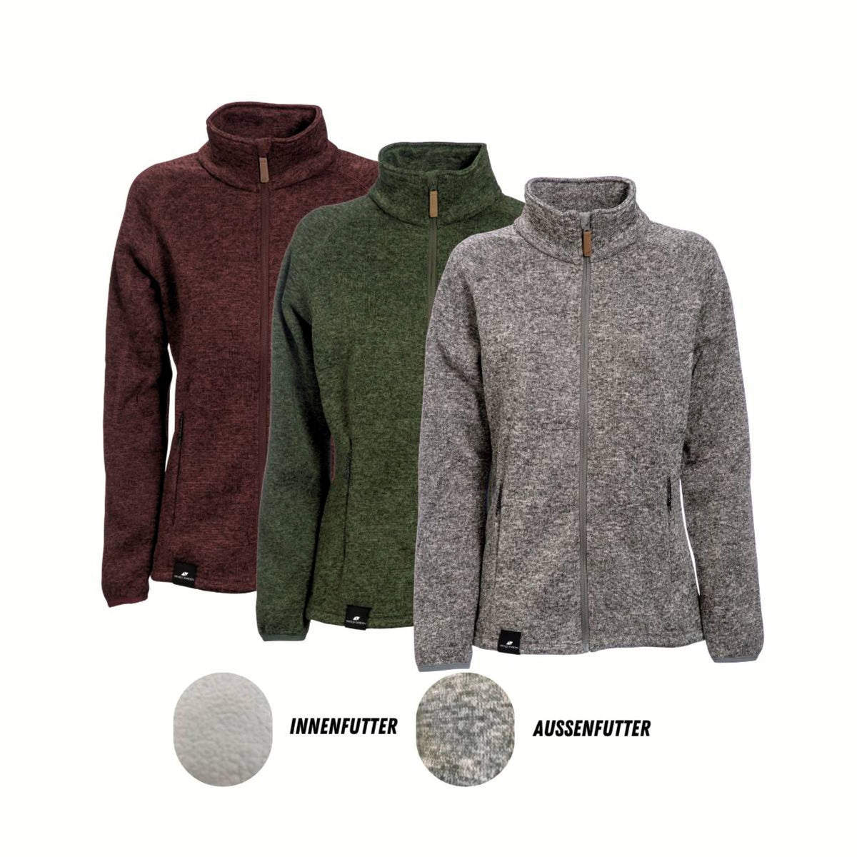 Gipfelglück Strickfleecejacke Damen