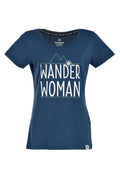 Bio-Baumwoll Print-Shirt 'Wander Woman', für Damen