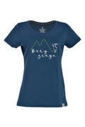 Bio-Baumwoll Print-Shirt 'Bergziege', für Damen