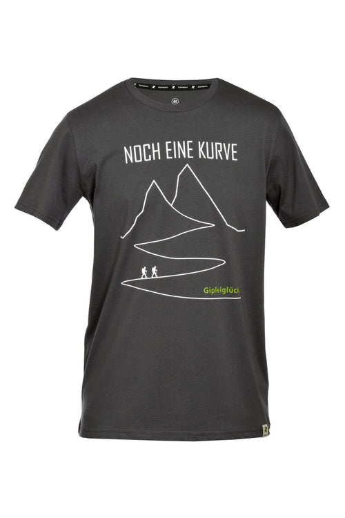 Bio-Baumwoll Print-Shirt 'Noch eine Kurve', für Herren