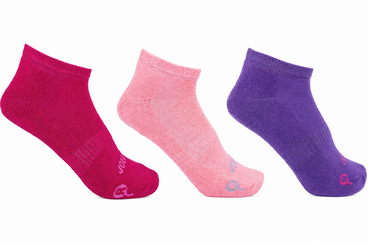 3x Sneaker-Socken, Unisex