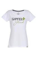 Gipfelglück Kalea Damen T-Shirt aus nachhaltiger Bio-Baumwolle mit Glücksklee-Motiv