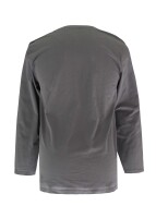 Gipfelglück Ludwig Langarm Outdoor Shirt Herren Biobaumwoll Wandershirt Grey XL