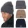 Gipfelglück Santo Beanie 3er Pack (3 Farben) Unisex Wintermütze