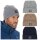 Gipfelglück Santo Beanie 3er Pack (3 Farben) Unisex Wintermütze