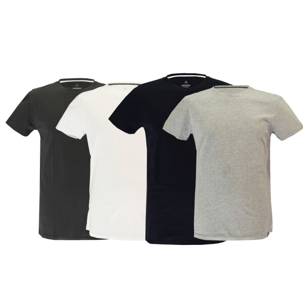 Gipfelgl&uuml;ck Oscar Outdoor Shirt 4er Pack (4 Farben) Herren Biobaumwoll Wandershirt