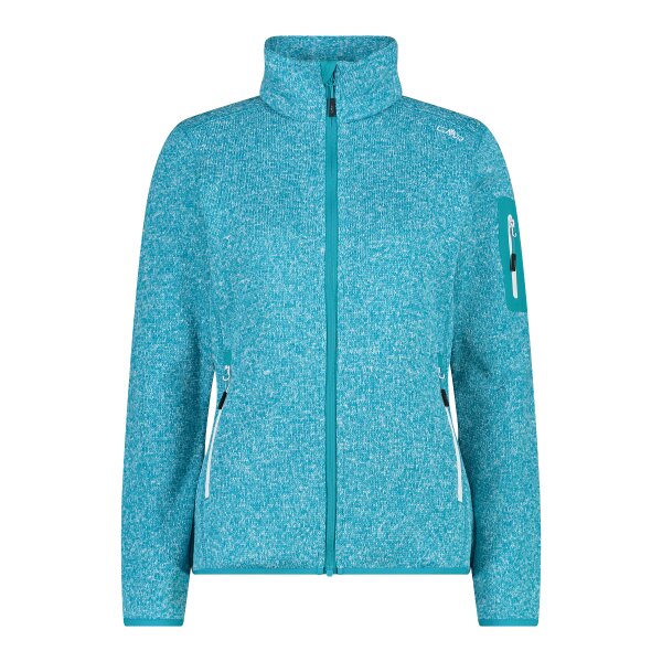 CMP KNITTED MELANGE FLEECE JACKE für Damen, Knit-Tech, Isolierend