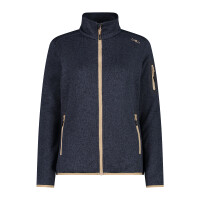 CMP KNITTED MELANGE FLEECE JACKE für Damen, Knit-Tech, Isolierend
