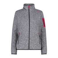 CMP KNITTED MELANGE FLEECE JACKE für Damen, Knit-Tech, Isolierend