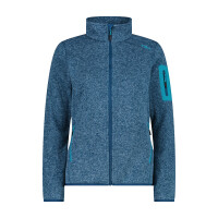 CMP KNITTED MELANGE FLEECE JACKE für Damen, Knit-Tech, Isolierend
