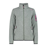 CMP KNITTED MELANGE FLEECE JACKE für Damen, Knit-Tech, Isolierend